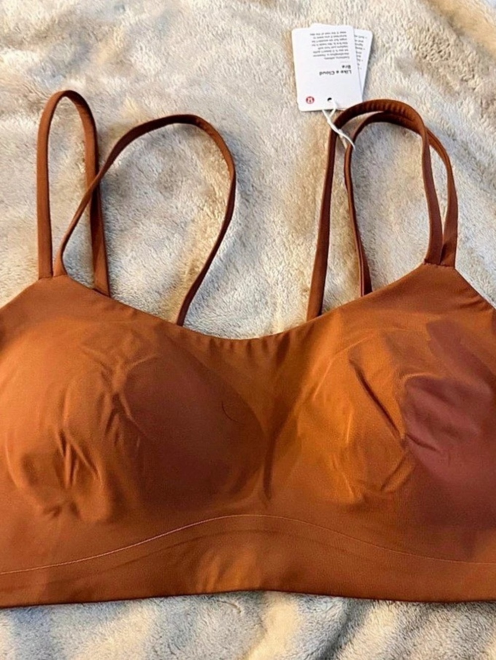lululemon Like a Cloud Bra Brown Sports Bra